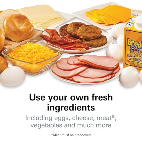 Breakfast Sandwich Maker with Egg Cooker Ring