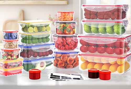 40 PCS Food Storage Containers with Lids (50 Count)