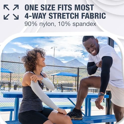 Non Slip Cooling Arm Sleeves for Men & Women