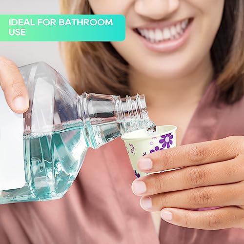 600 Pack Paper Cups 3oz Disposable Bathroom Cups Mouthwash Cups (600 Count)