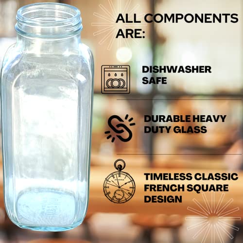 Glass Spice Jars with Shaker Lids (2 Count)