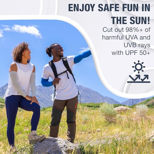 Non Slip Cooling Arm Sleeves for Men & Women
