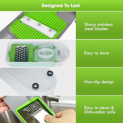 Manual Food Processor Large Vegetable Chopper