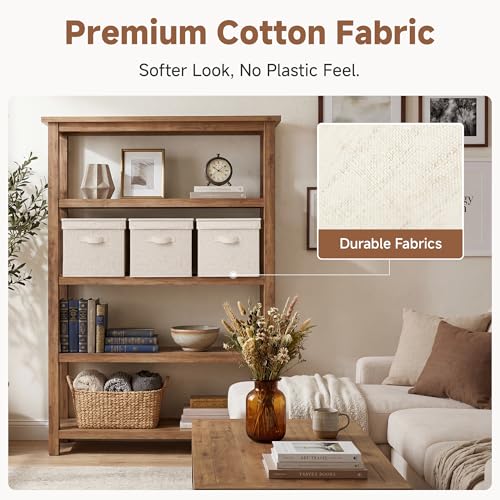 Fabric Storage Bins with Lids (3 Count)