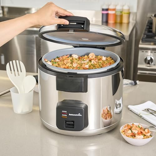 Cup (Cup Raw) Steel Electric Rice Cooker Warmer