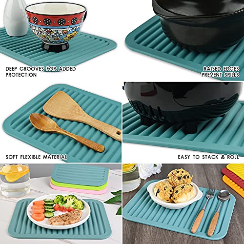 Silicone Trivets Mats for Hot Dishes and Hot Pots & Pans (2 Count)