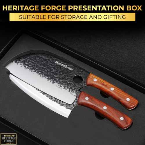 2 Piece Butcher Knife Set Serbian Chef & Viking Knives Kitchen Knife Set (2 Count)