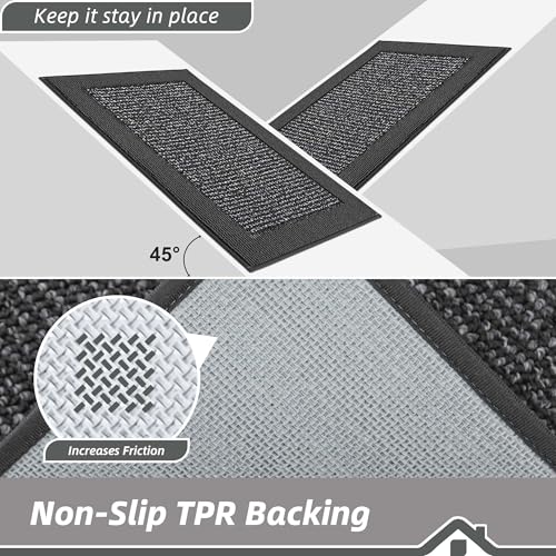 Kitchen Runner Rug 24"x60" Non Slip Kitchen Mat Washable