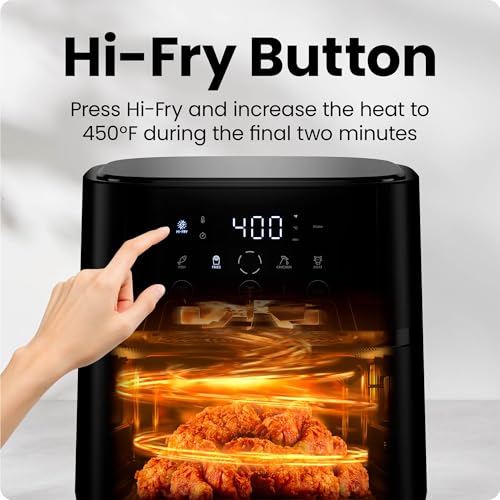 Air Fryer 6 QT Compact Airfryer for Quick & Easy Meals