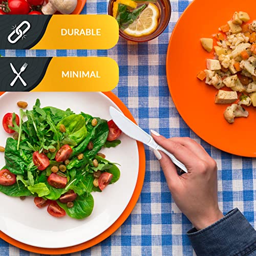 Heavy Weight Disposable Plastic Knives (200 Count)