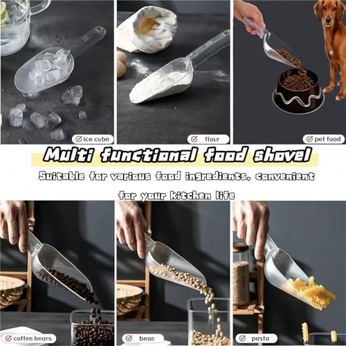 Plastic ice scoop for freezer