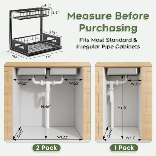 Under Sink Organizer (2 Count)