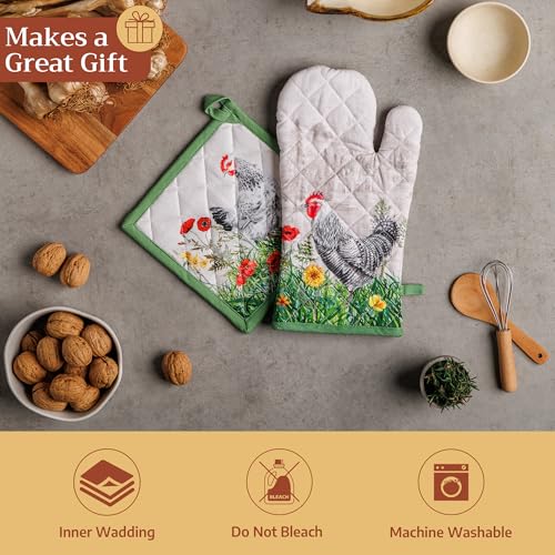 Maison d'Hermine Oven Gloves 100% Cotton Oven Mitt
