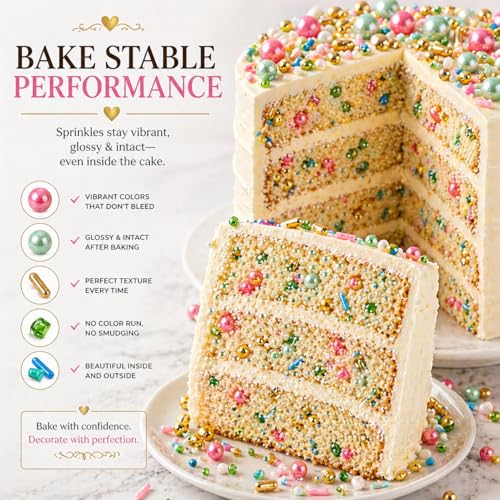 Sprinkles 5 Pack Assorted Cake Decorating Mix (5 Ounce)