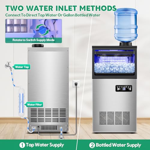 Commercial Ice Maker Machine 130Lbs