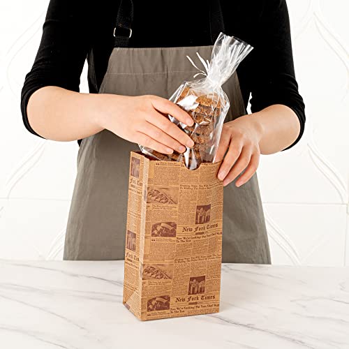 Kraft Paper Newsprint Bag (100 Count)