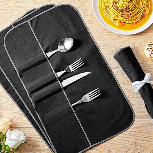 6 Pcs Anti Tarnish Silverware Storage Bags Felt