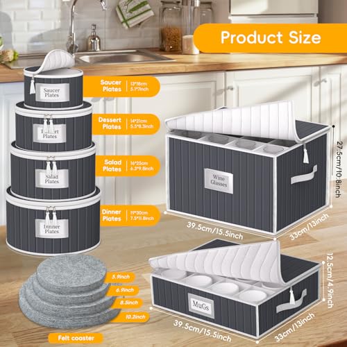 Fine China Storage Containers