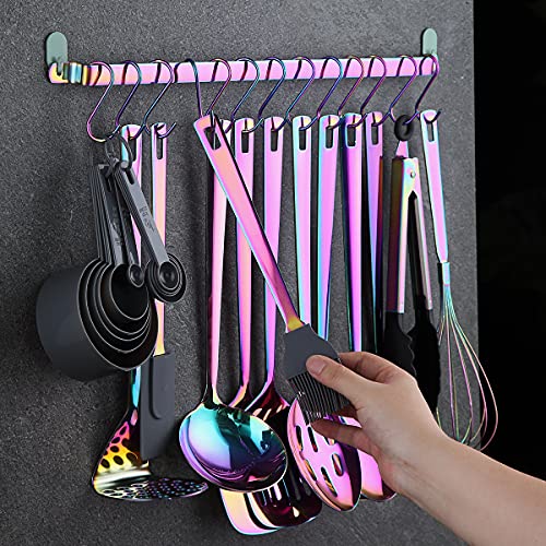Rainbow Cooking Utensils Set (37 Count)