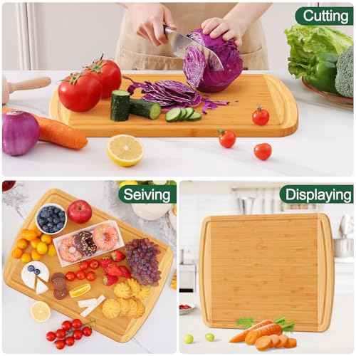 Extra Large Bamboo Cutting Boards for Kitchen