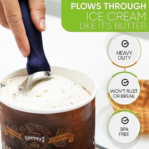 Heavy Duty Metal Ice Cream Scoop w