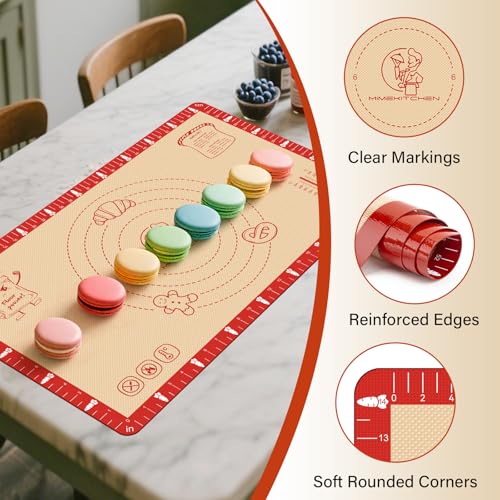Extra Thick Silicone Baking Mat with Recipes