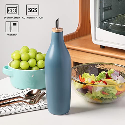 Sweejar Matte Ceramic Olive Oil Dispenser Bottle with Spout