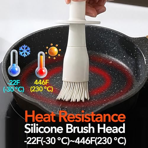 Oil Dispenser with Brush for Kitchen