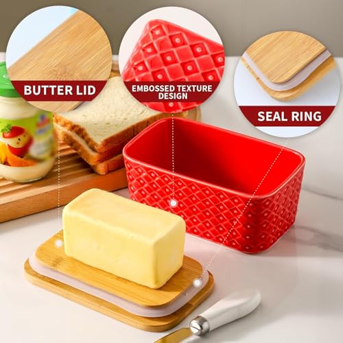 Ceramic Butter Dish with Lid
