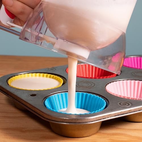 Mess Free Pancakes Pourer & Cupcake Batter Dispenser