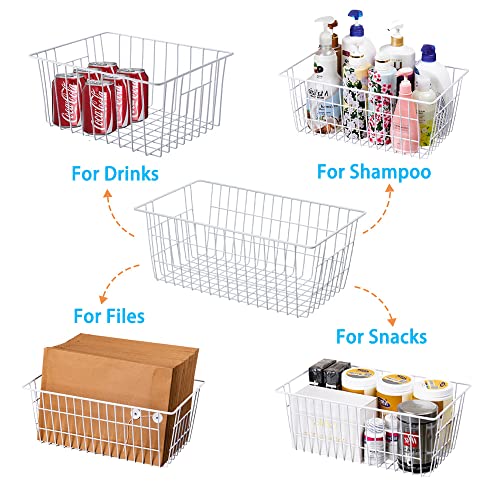 14" Upright Freezer Storage Baskets (6 Count)