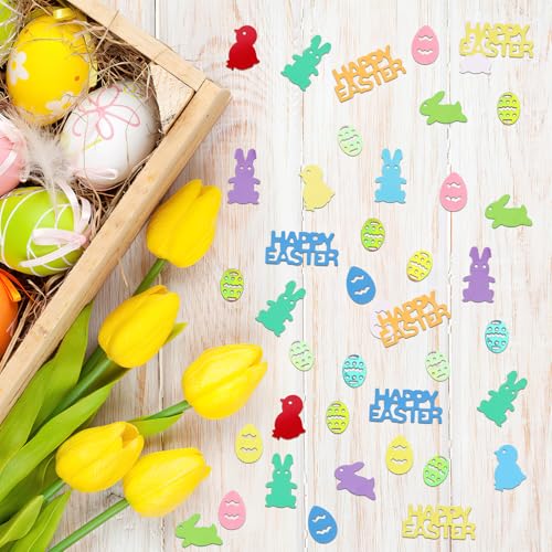 Easter Confetti Party Table Decorations