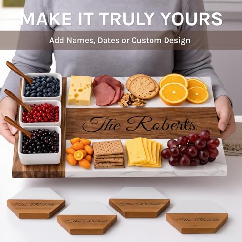 Personalized Charcuterie Board Set