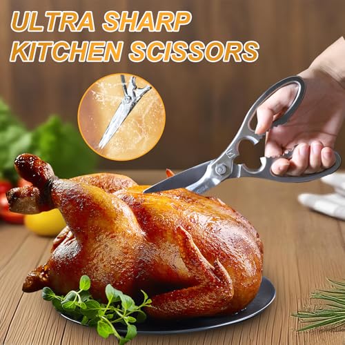 Kitchen Scissors Heavy Duty Ultra Sharp Multi
