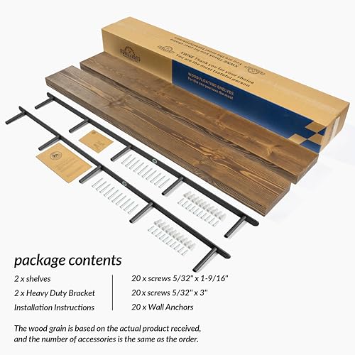 72 Inch Floating Shelves Set of 2 (2 Count)