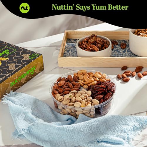 Mixed Nuts Gift Basket in Black Gold Box (12 Ounce)