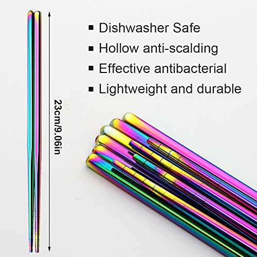 Stainless Steel Chopsticks (5 Count)