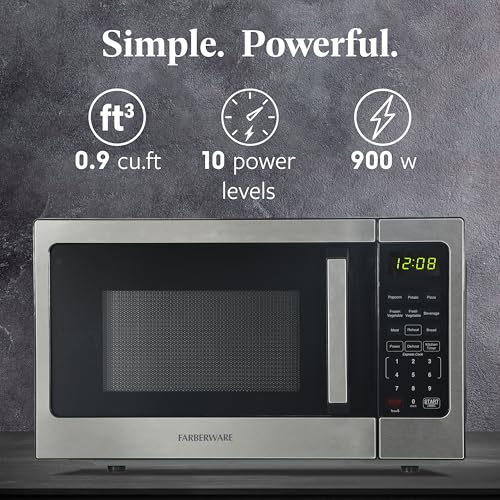 0.9 Cu. Ft. Countertop Microwave Oven