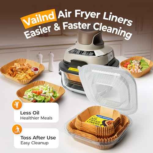 300 Pcs Air Fryer Liners Fits for Ninja Crispi 4 (300 Count)