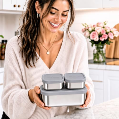 Flexibento 40 OZ Leak Proof Stainless Steel Lunch Box