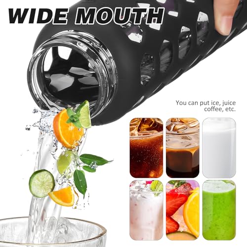 Glass Water Bottle