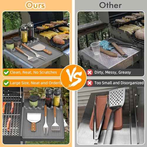 Silicone Griddle Tool Mat for Blackstone and Weber (2 Count)