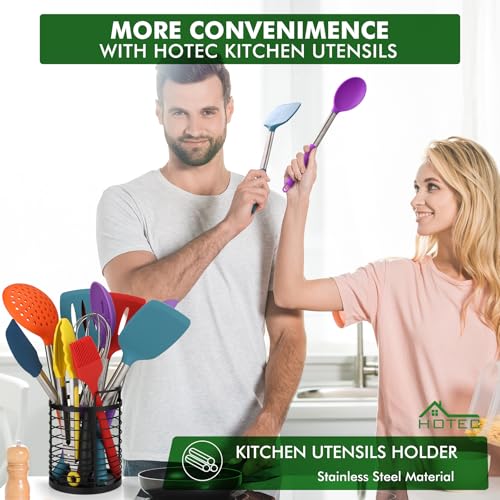 446°F Heat Resistant Silicone Kitchen Utensils (14 Count)