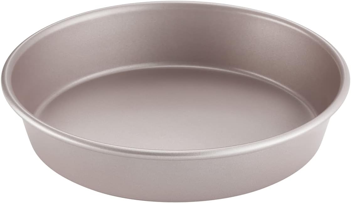 CHEFMADE 9-Inch Round Cake Pan, Non-Stick Deep Dish Pizza and Pie Bakeware for Oven Baking (Champagne Gold) - Culinary Roots