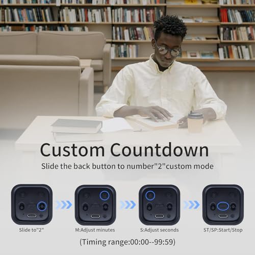 Productivity Timer Flip Gravity Sensor Cube Timer Countdown & Countup