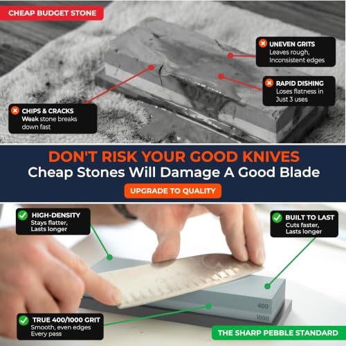 Whetstone Knife Sharpening Stone Kit
