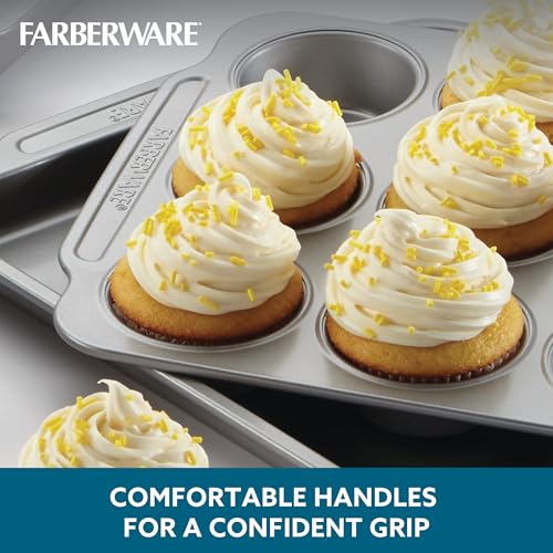 Nonstick Bakeware Set with Cooling Rack for Baking