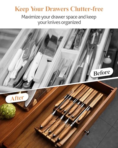 In drawer Knife Block