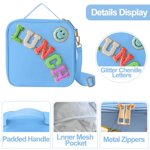 Insulated Lunch Bag With Adjustable Shoulder Strap
