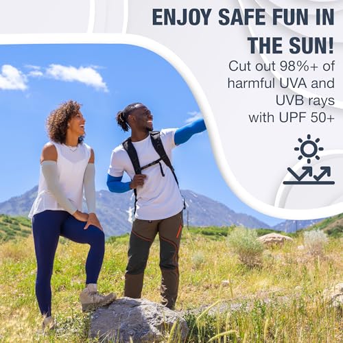Non Slip Cooling Arm Sleeves for Men & Women